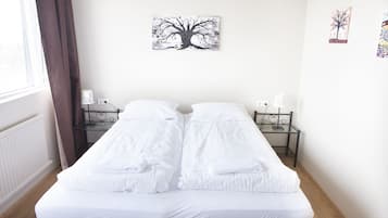 Chambre Standard Double ou avec lits jumeaux, salle de bains commune