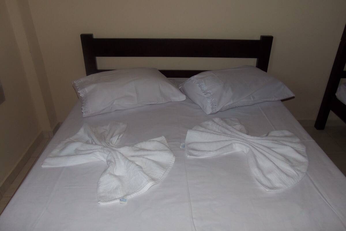 Blackout curtains, rollaway beds, free WiFi