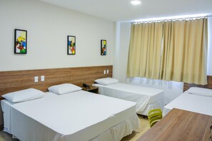 Minibar, desk, blackout drapes, free WiFi