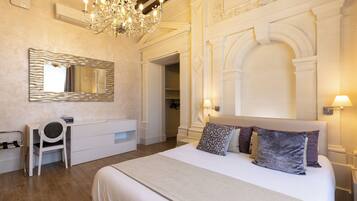 Luxury Suite, 2 Bedrooms | Premium bedding, minibar, in-room safe, individually decorated