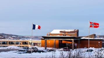 Entrada de la propiedad