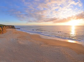 靠近海滩、白沙