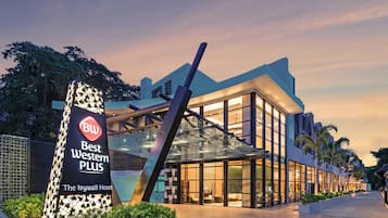 Fassade der Unterkunft