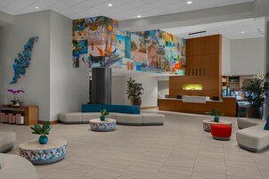 Sala de estar en el lobby