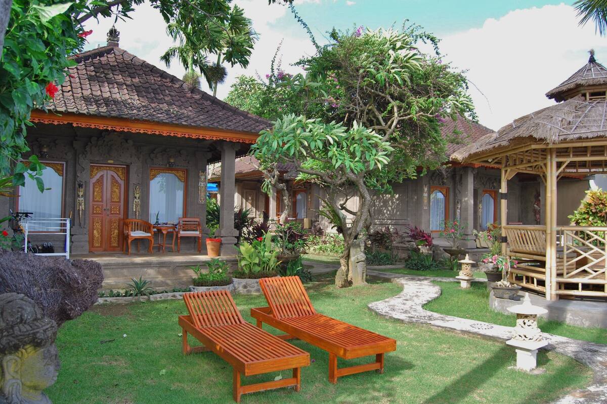 Bungalow, quang cảnh biển | Hiên