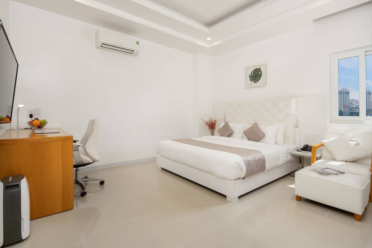 Literie de qualité supérieure, surmatelas, minibar