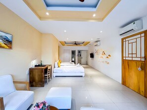 Family Triple Room, Multiple Beds, Bathtub | Premium bedding, pillowtop beds, minibar, desk - Star City Riverside Hotel by Haviland (Da Nang)