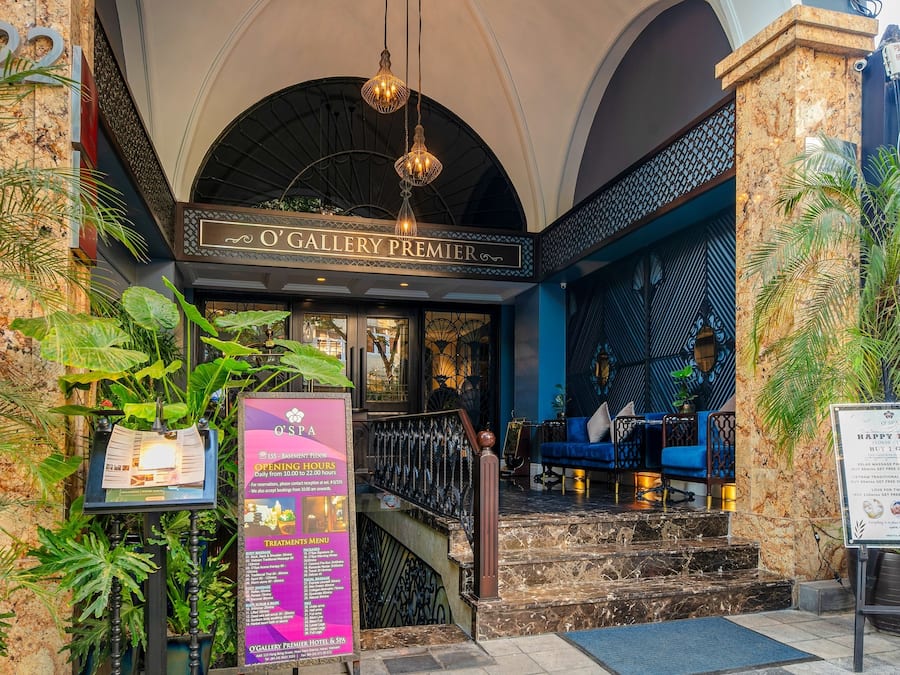 Fachada de la propiedad