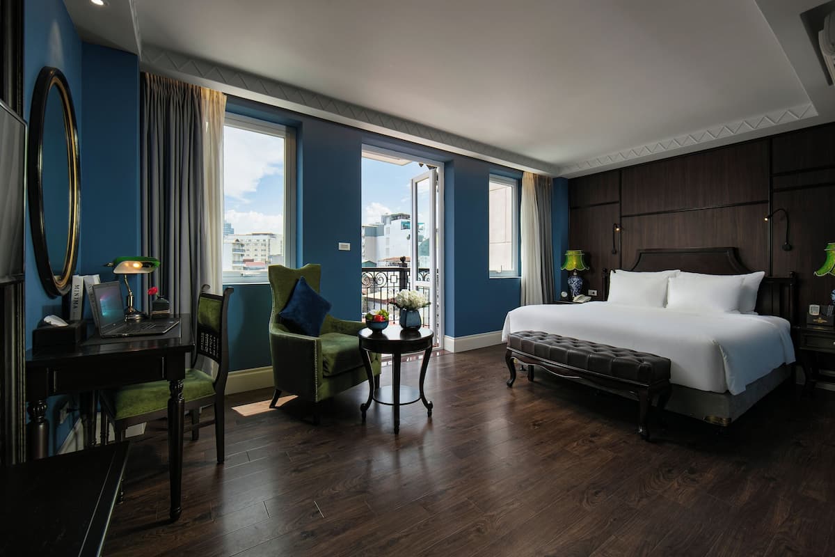 Suite Royale, vue ville | 1 chambre, literie de qualité supérieure, couette en duvet d'oie