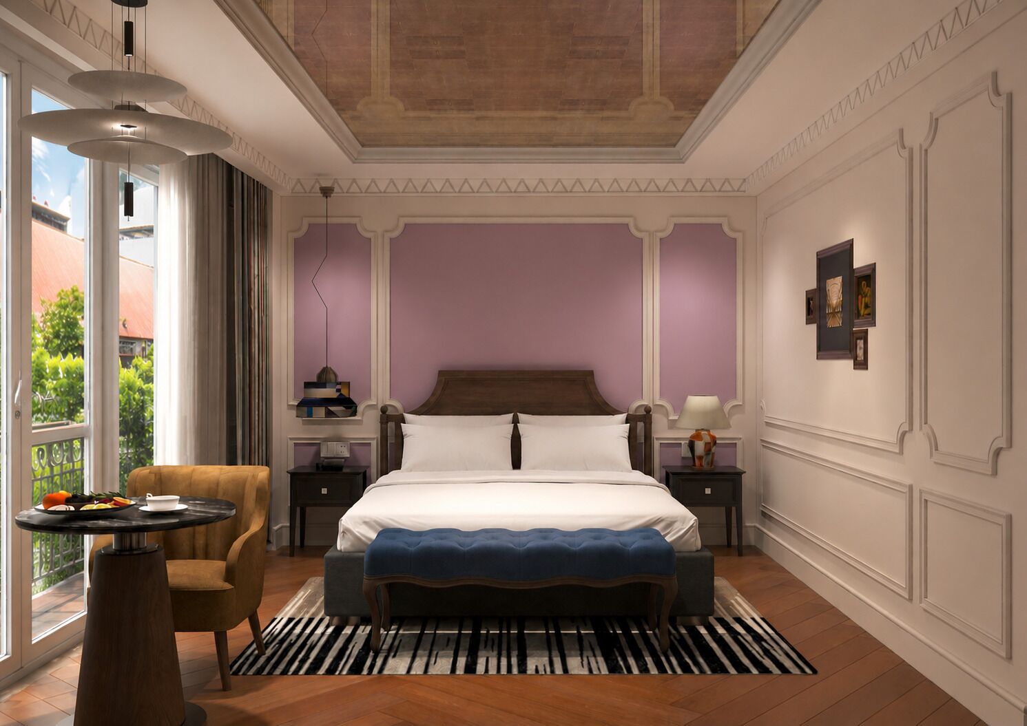 Premium bedding, down duvets, memory-foam beds, minibar