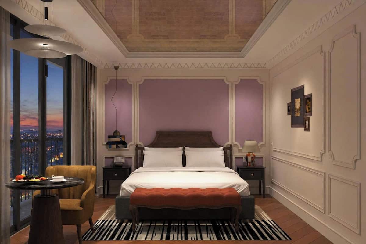 Gallery Suites Balcony Panorama View | Premium bedding, down comforters, memory foam beds, minibar
