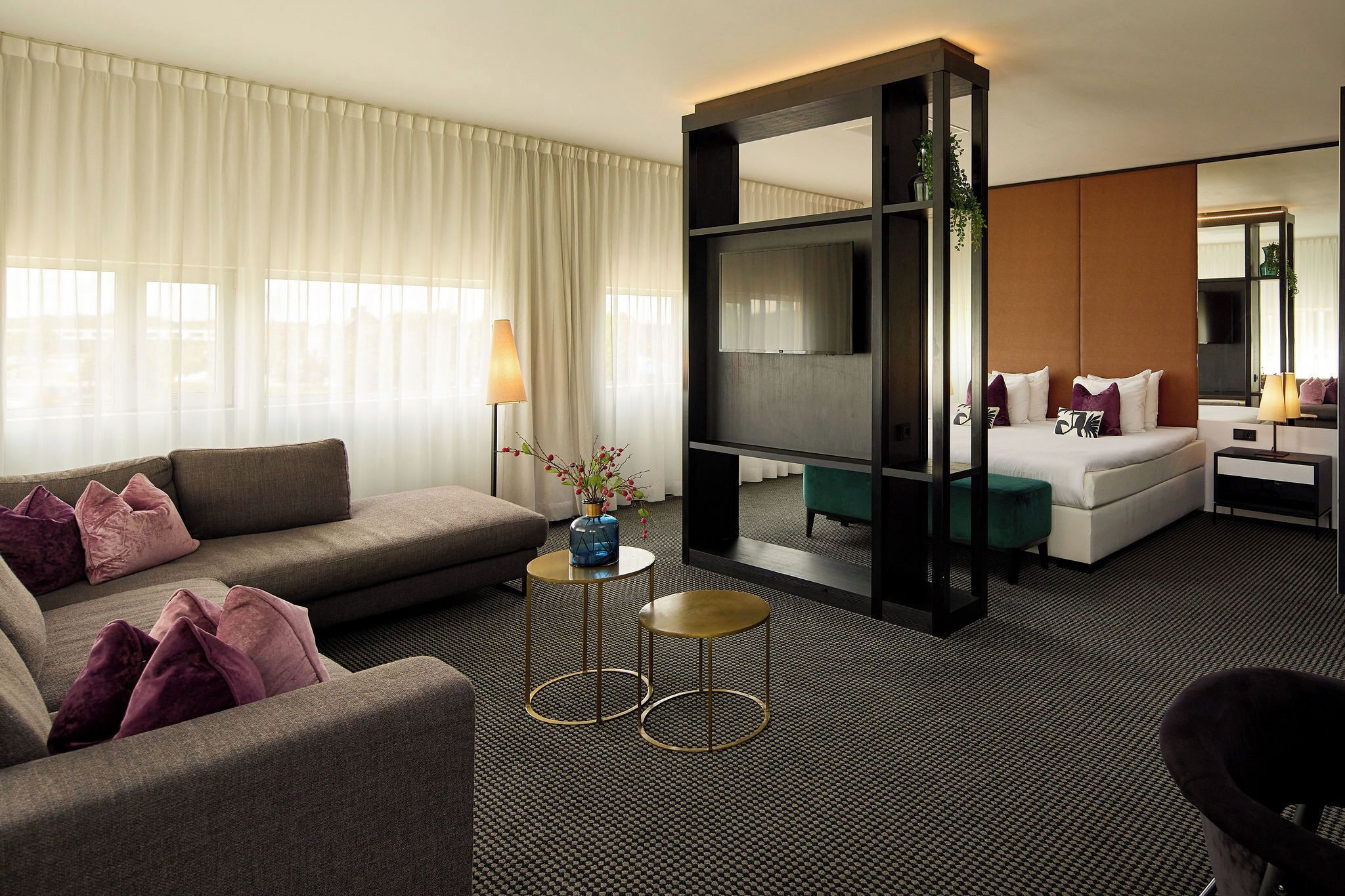 Minibar, in-room safe, desk, blackout drapes