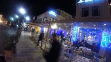 Front of property – evening/night