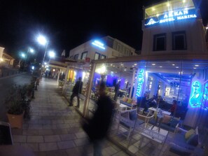 Front of property – evening/night