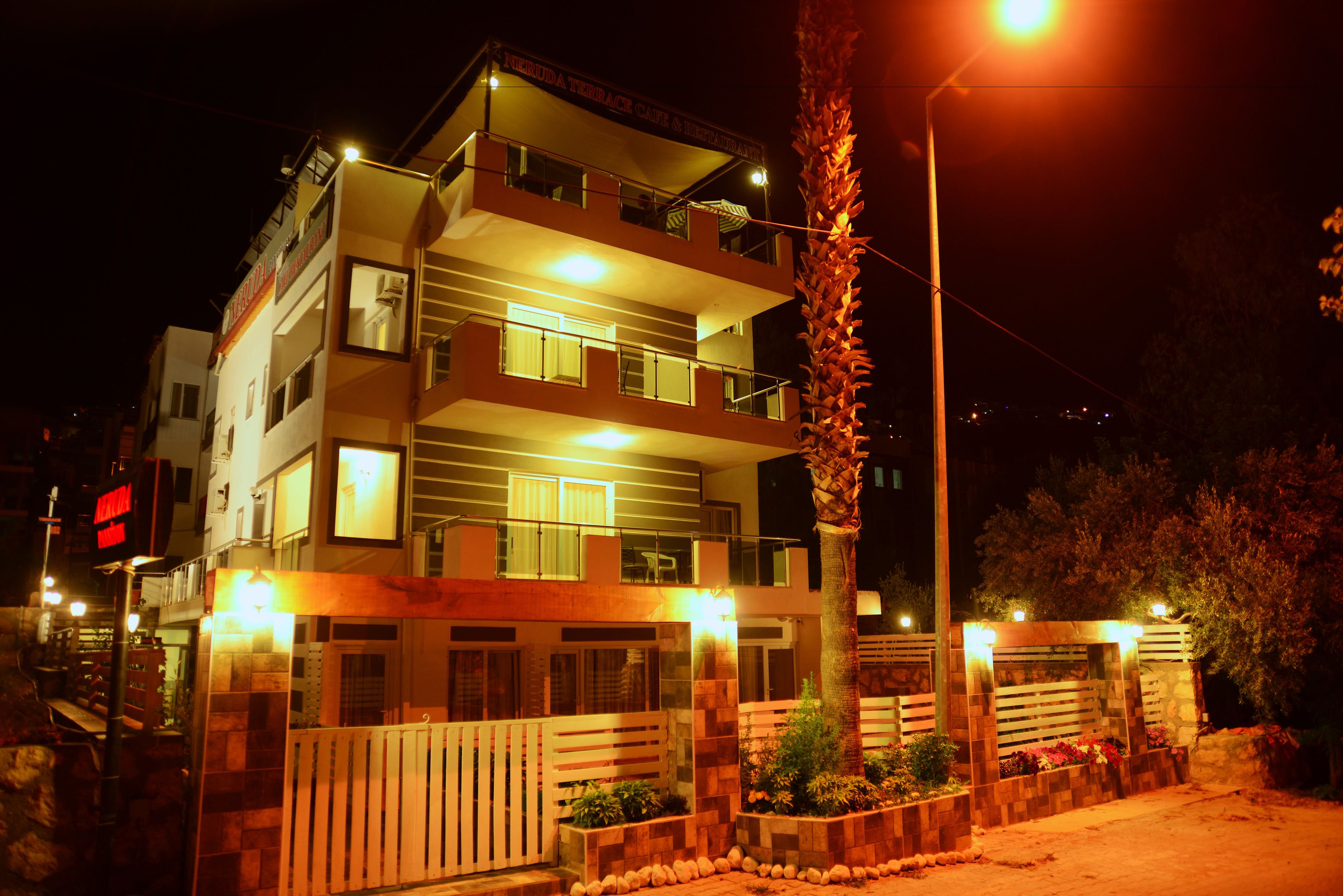 Front of property - evening/night