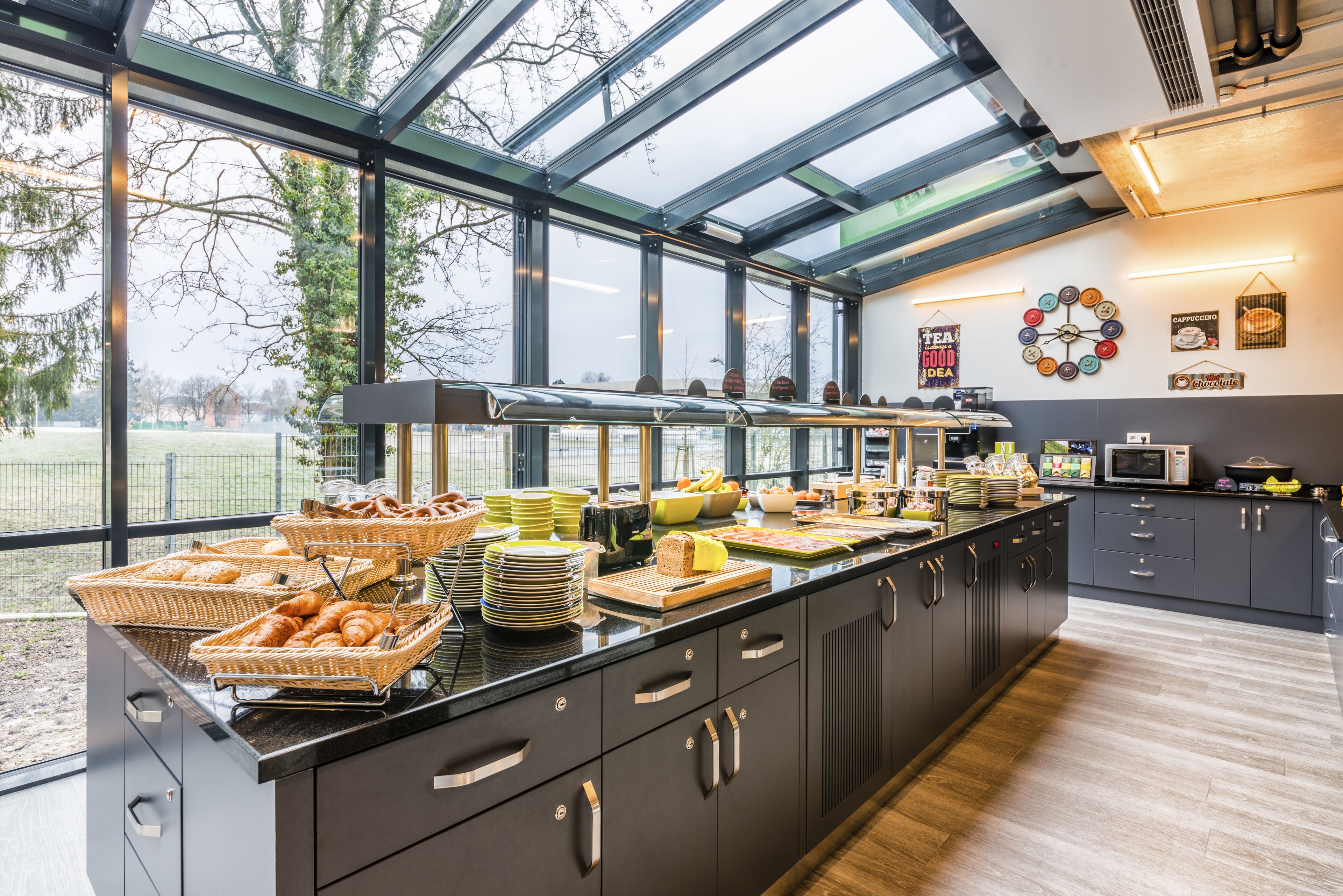 Petit déjeuner buffet compris tous les jours