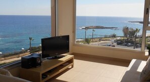 Suite, 2 Bedrooms | Living area | Flat-screen TV, DVD player - Protaras Eternity Suite (Paralimni)