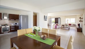 Villa, 3 Bedrooms, Private Pool | Living area | Flat-screen TV, DVD player - Protaras Villa Athina 8 (Paralimni)