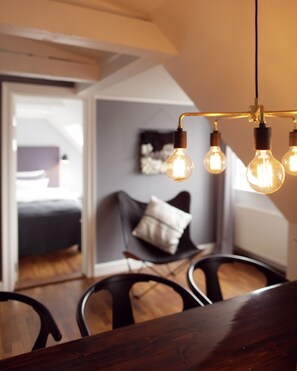 Deluxe Penthouse, 3 Bedrooms, City View | 3 bedrooms, minibar, free WiFi - Arthur Aparts (Copenhagen)