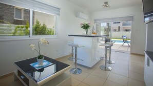 Villa, 3 Bedrooms | Living area | Flat-screen TV, DVD player - Protaras Villa Anemoni (Paralimni)