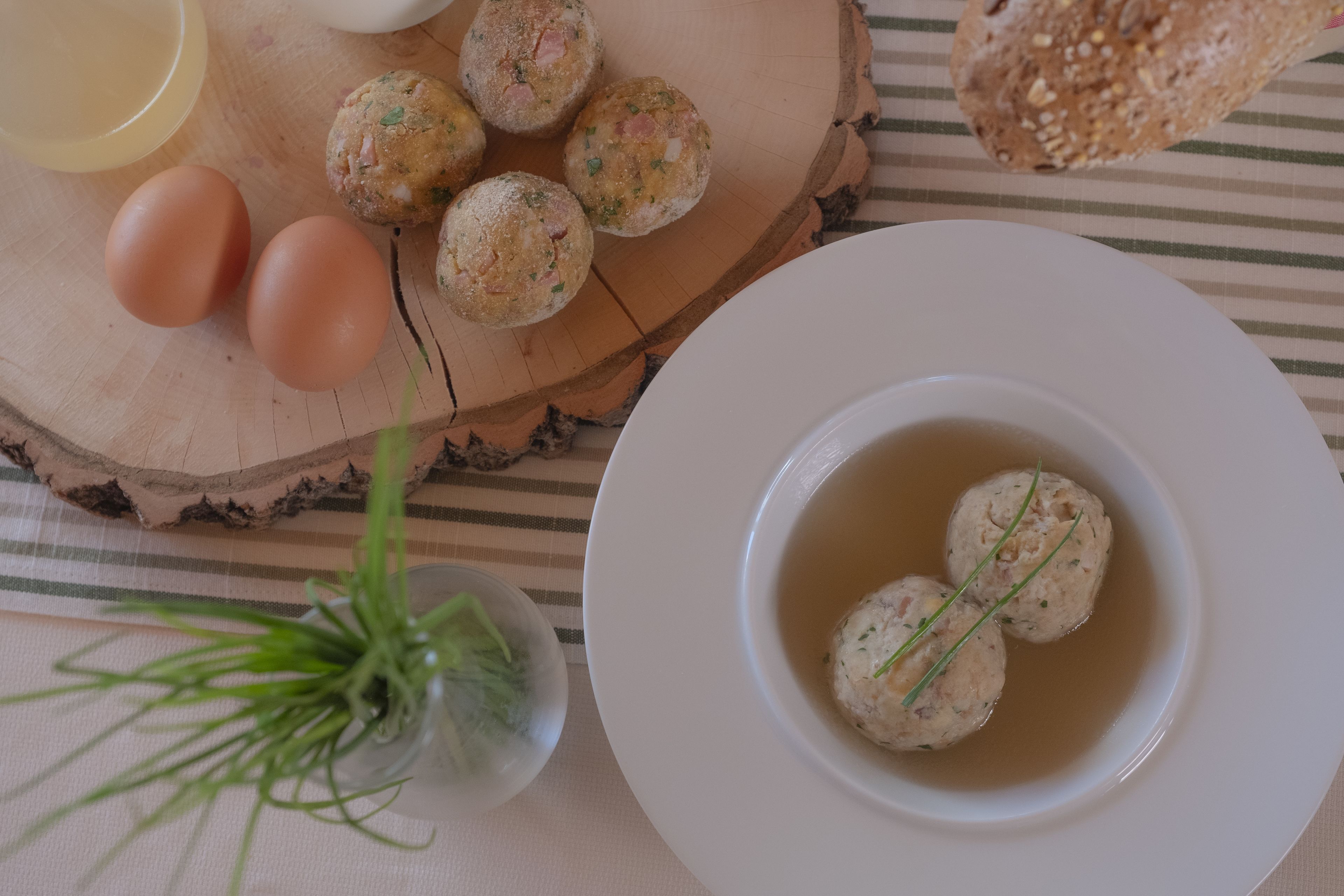 Frühstück, Mittagessen und Abendessen