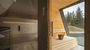 Superior Chalet, Mountain View | Premium bedding, down comforters, Select Comfort beds, minibar