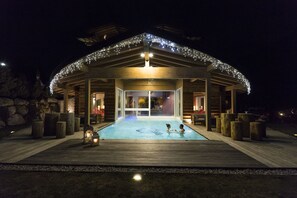 Indoor pool, outdoor pool, open 10:30 AM to 8:00 PM, sun loungers - Olympic SPA Hotel (San Giovanni di Fassa)