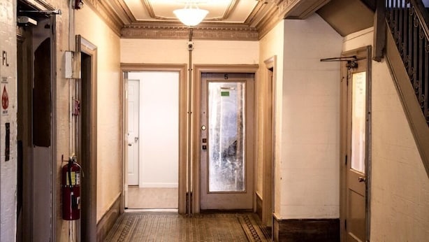 Interior entrance
