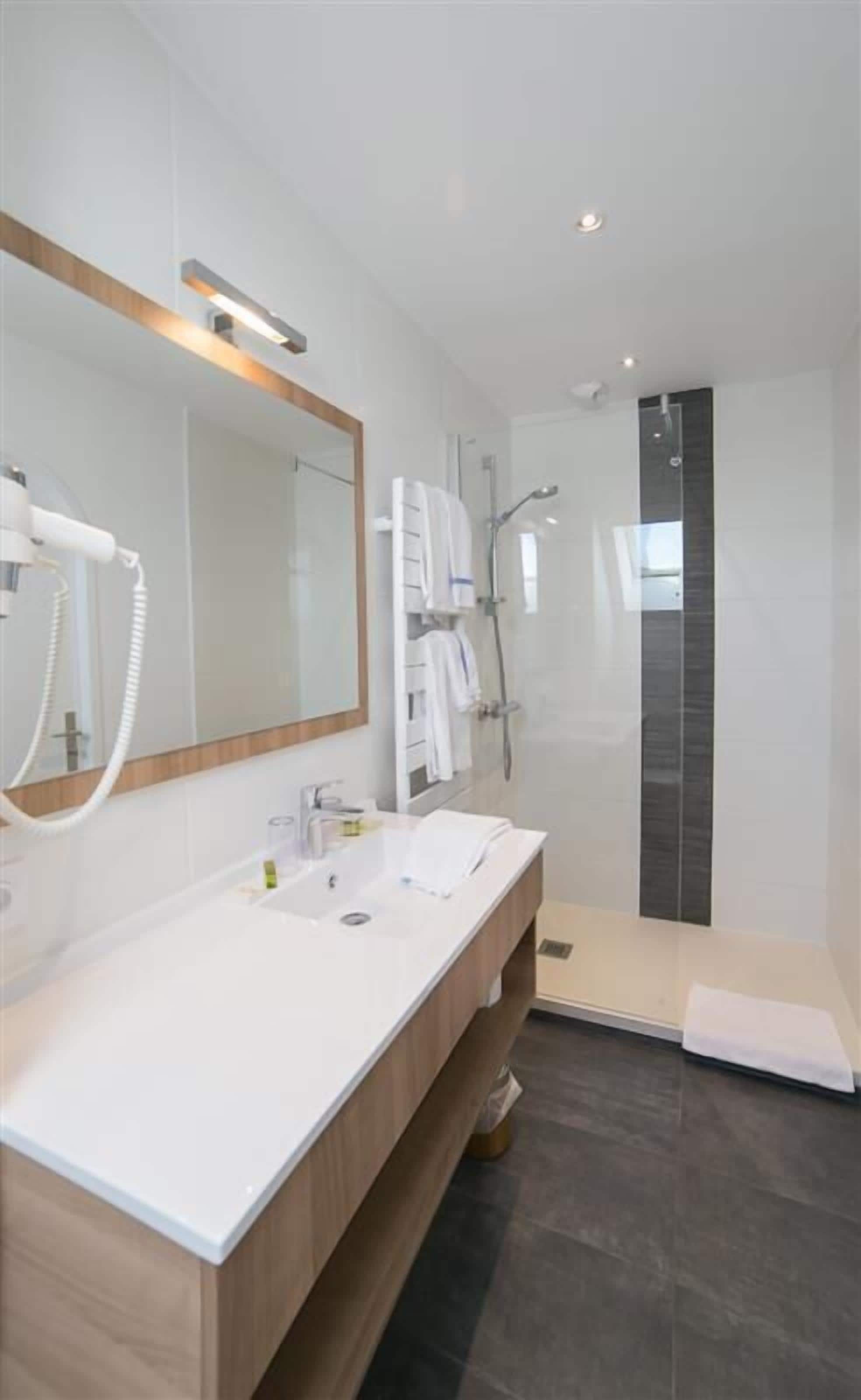 free toiletries, hair dryer, towels, soap