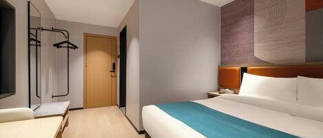 Business Double Room | Desk, blackout drapes, free WiFi, bed sheets