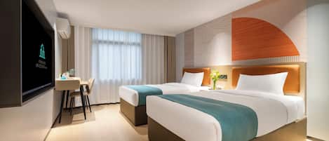 Chambre Deluxe | Bureau, rideaux d’obscurcissement, accès au Wi-Fi (inclus)