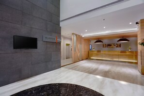 Interior entrance