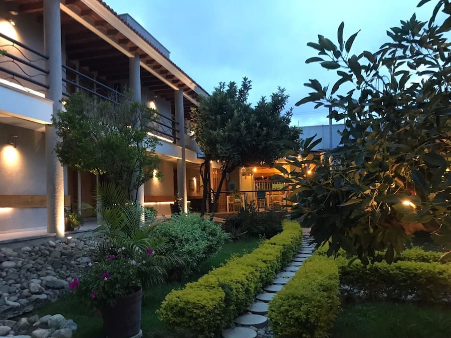 Façade de l’hébergement