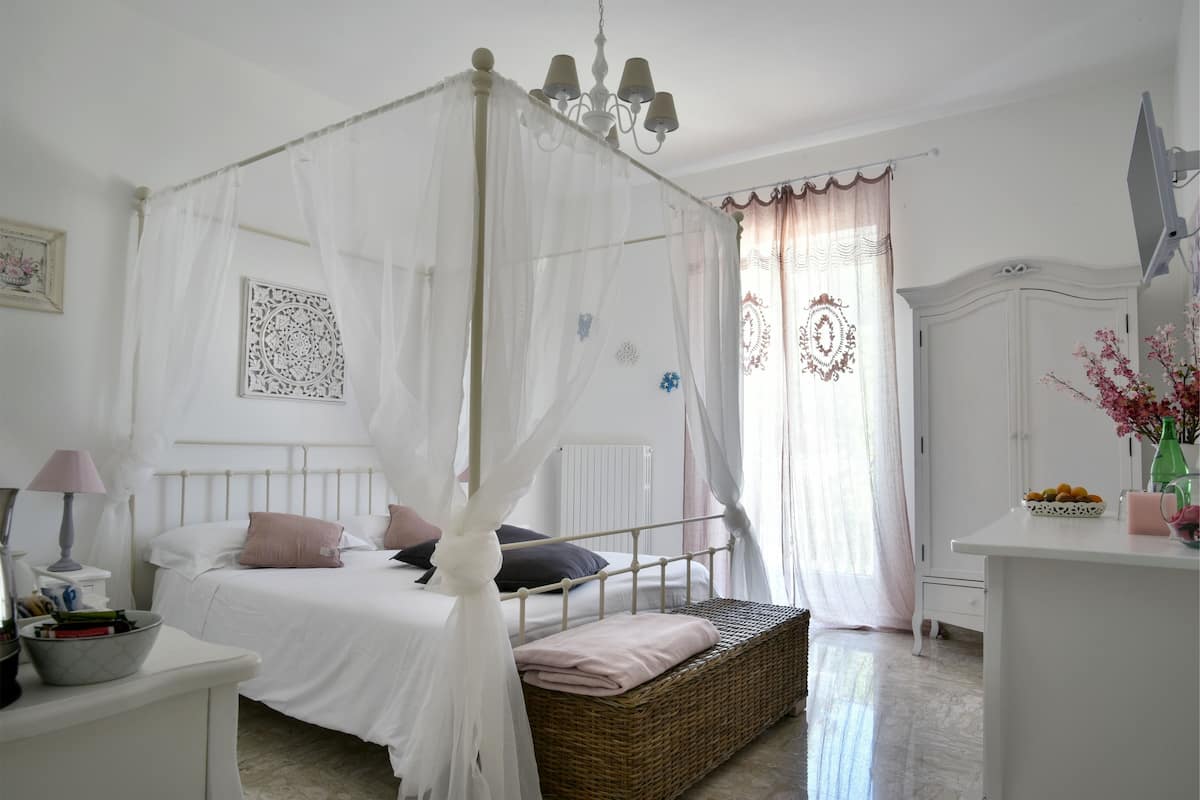 Romantic Triple Room, 1 Bedroom, Pool View | 1 bedroom, premium bedding, memory foam beds, minibar