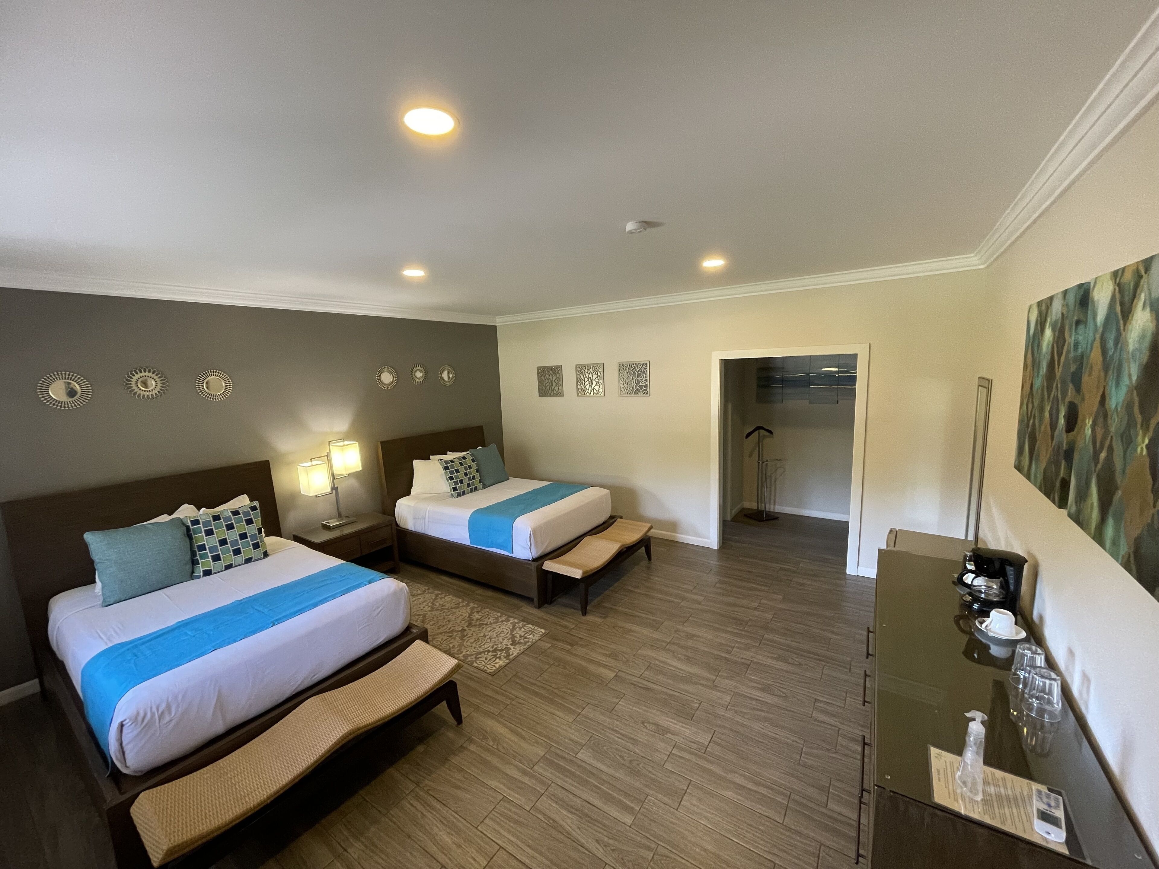 standard double room, accessible, garden view | bathroom | shower, free toiletries, towels