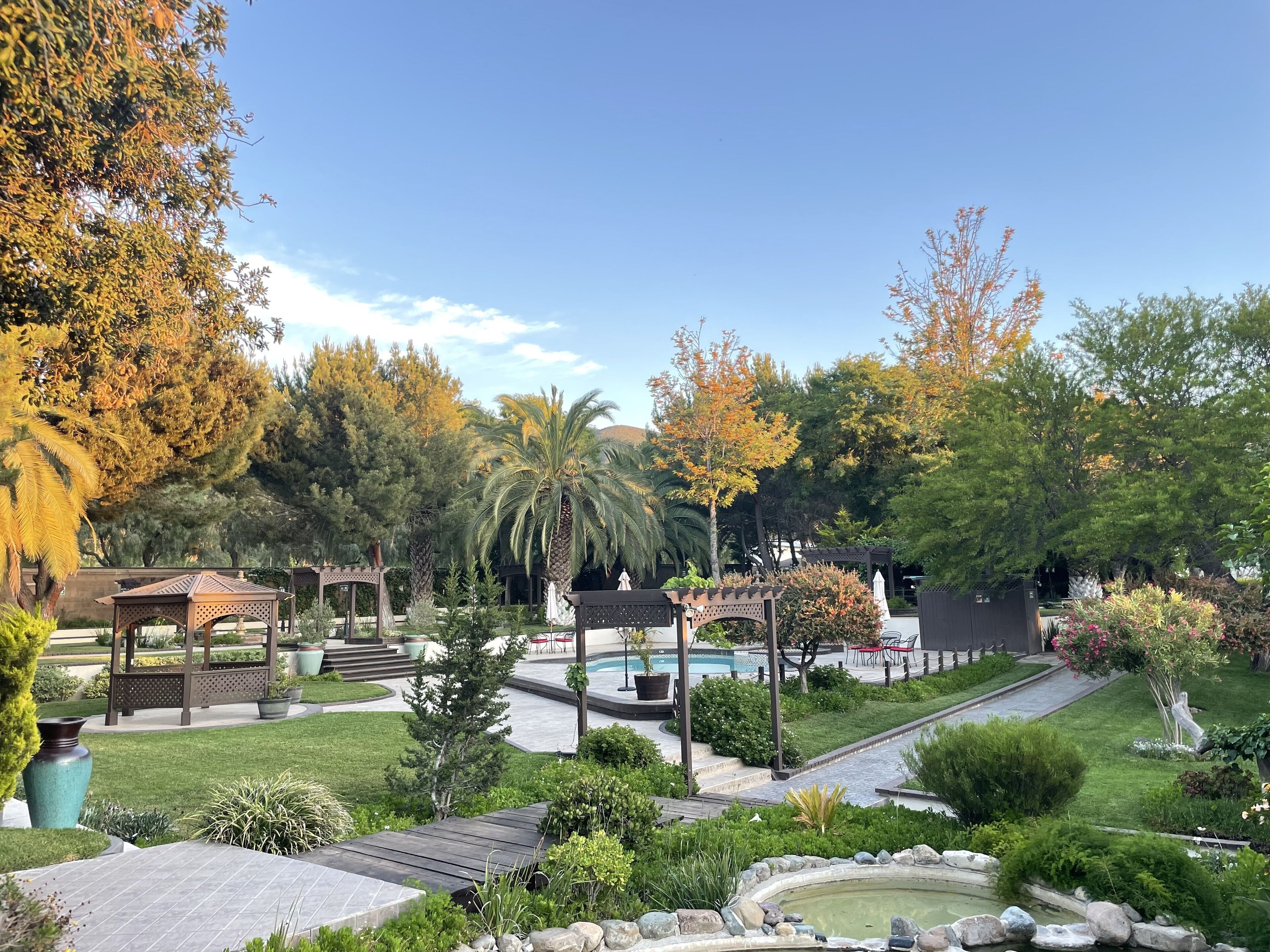 Vue sur le jardin