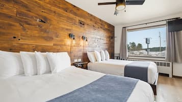 舒適客房, 2 張標準雙人床 | 防敏寢具、免費 Wi-Fi、床單