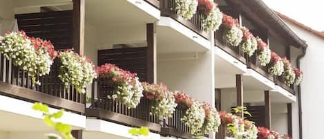 Vue depuis lâhĂ©bergement