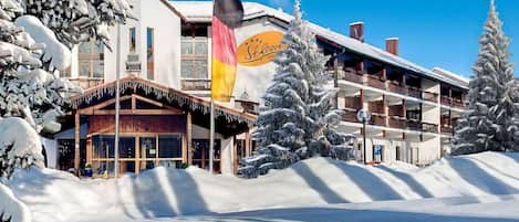 Blick von der Unterkunft