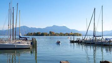 Blick von der Unterkunft