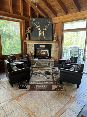 Sala de estar en el lobby