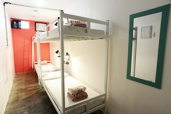 Blackout curtains, iron/ironing board, rollaway beds, free WiFi