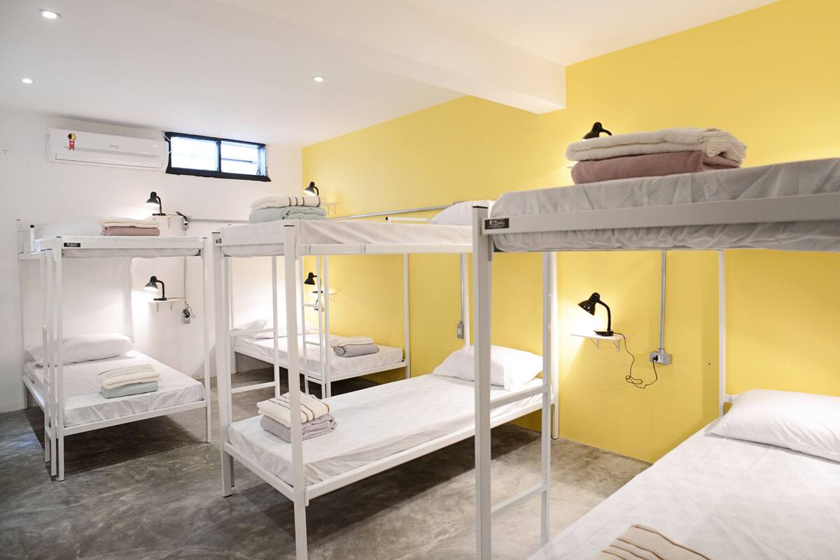 Blackout curtains, iron/ironing board, rollaway beds, free WiFi