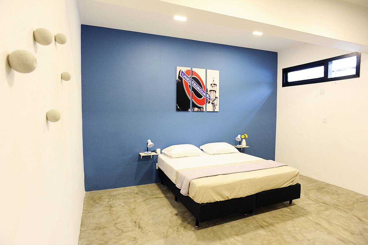 Blackout curtains, iron/ironing board, rollaway beds, free WiFi