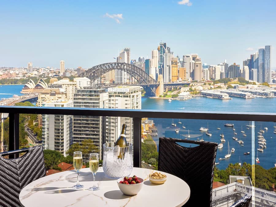 2 Bedroom Balcony Harbour View Suite | Balcony view