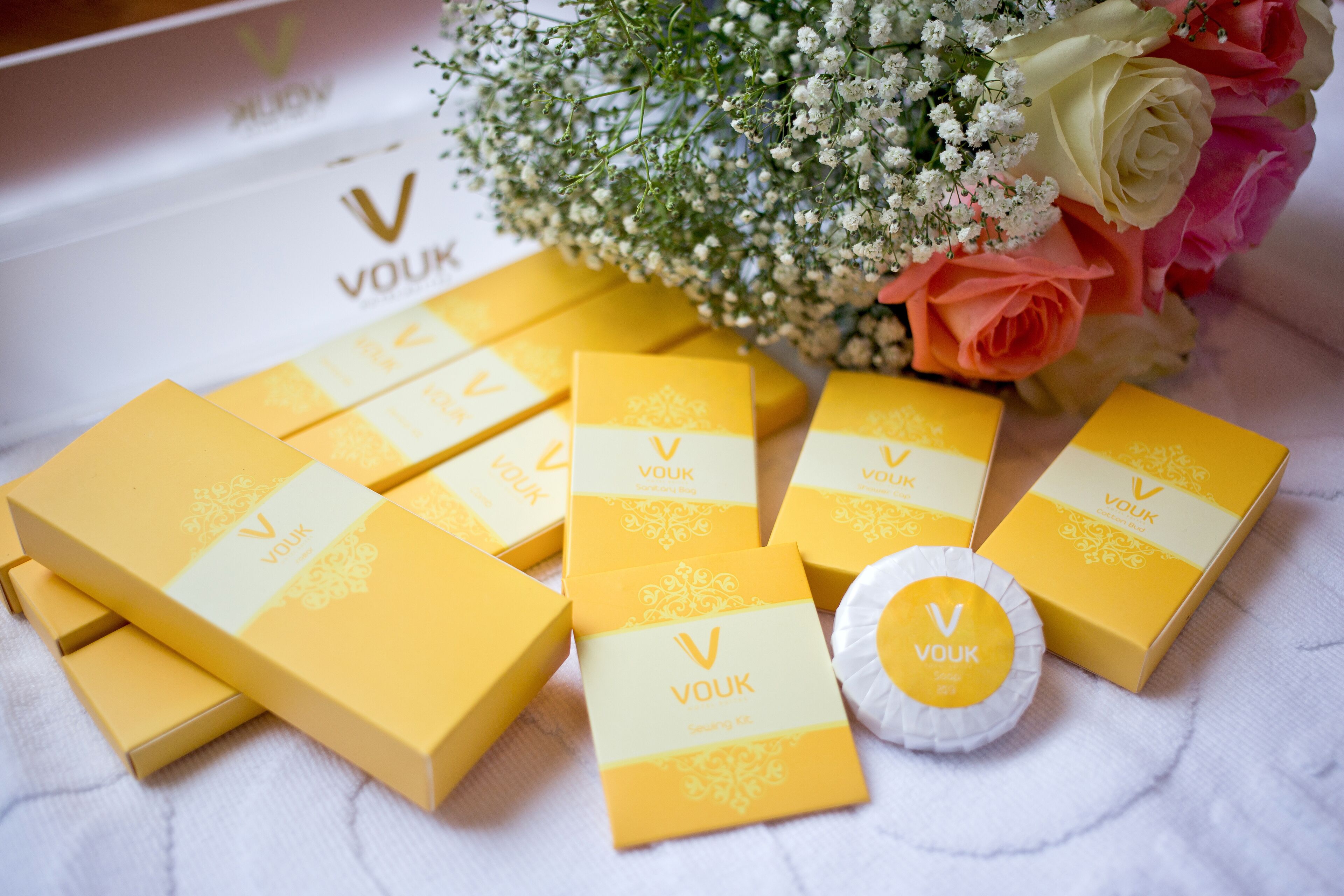 free toiletries, hair dryer, slippers, bidet