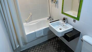 Free toiletries, hair dryer, slippers, towels