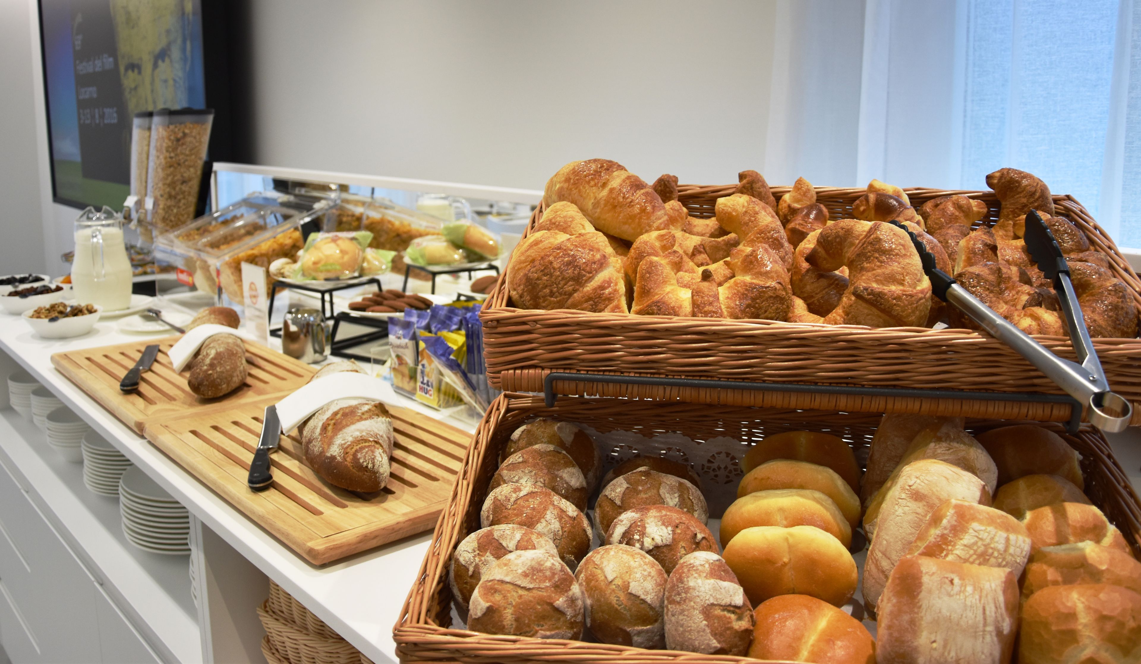 daily buffet breakfast (chf 18 per person)