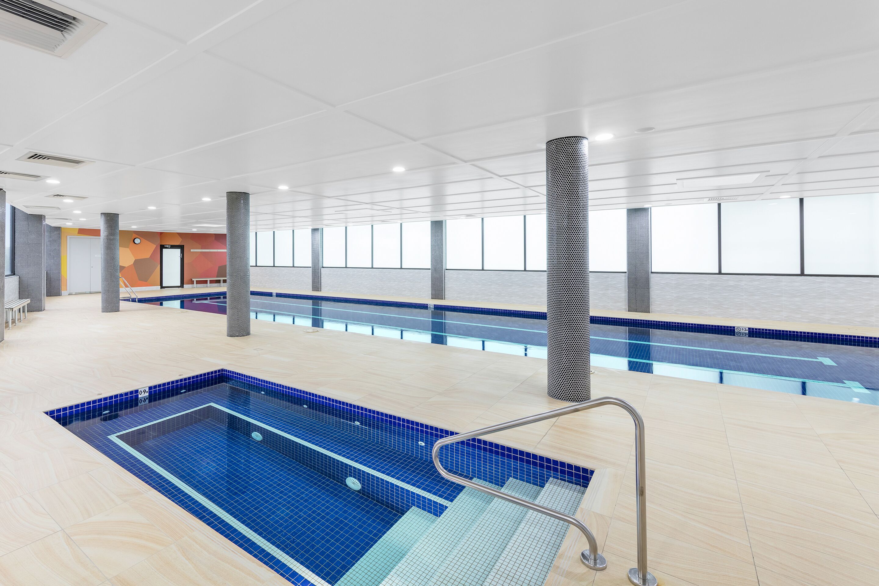 Indoor pool, outdoor pool, open 5:00 AM to 10 PM, sun loungers