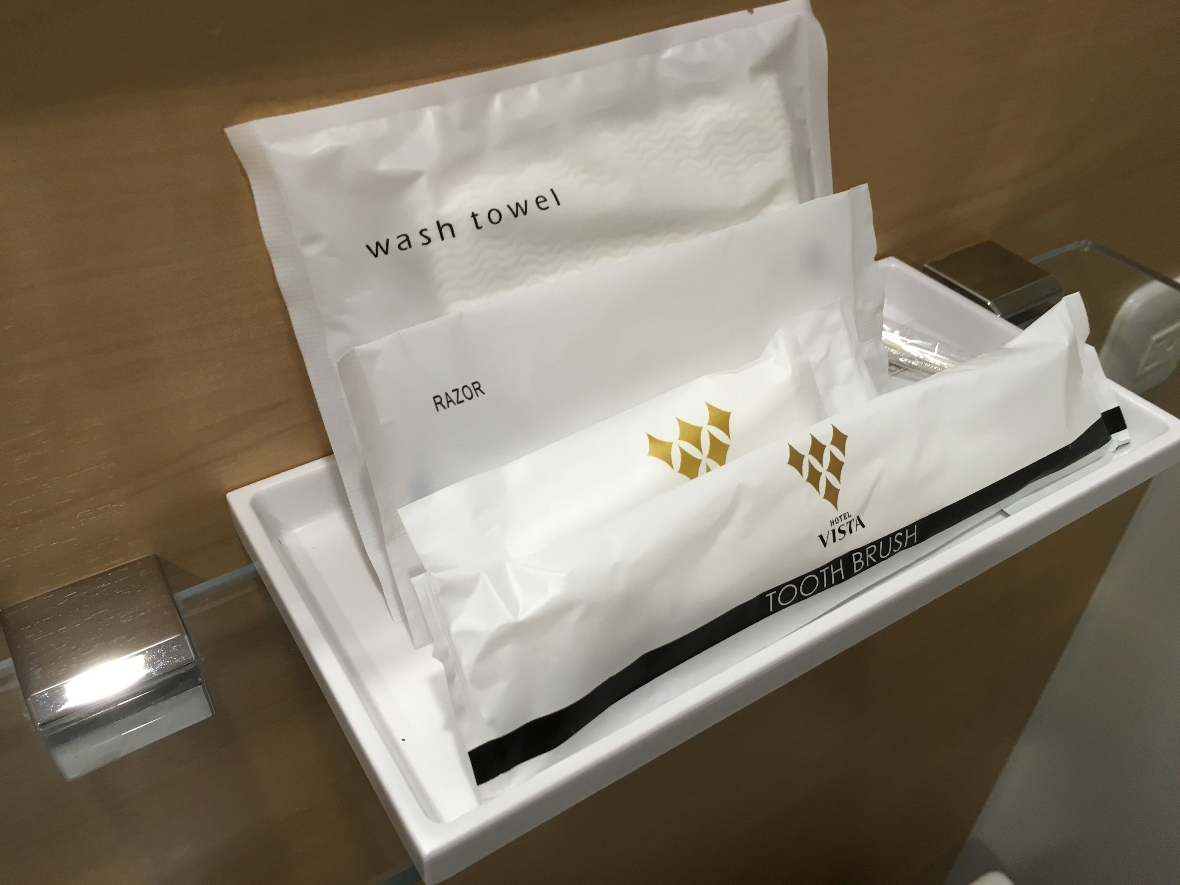 free toiletries, hair dryer, slippers, bidet